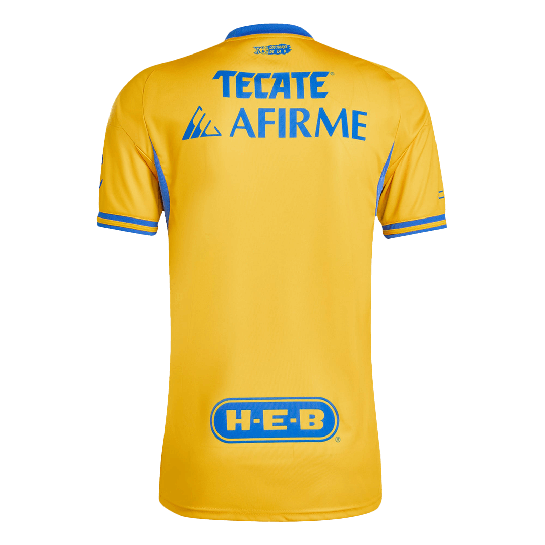 Tigres UANL Home Soccer Jersey 2025/26 - Soccerdeal