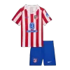 Kid's Atletico Madrid Home Soccer Jersey Kit(Jersey+Shorts) 2025/26 - Soccerdeal
