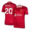 DIOGO J. #20 Liverpool Home Soccer Jersey 2024/25 - Soccerdeal