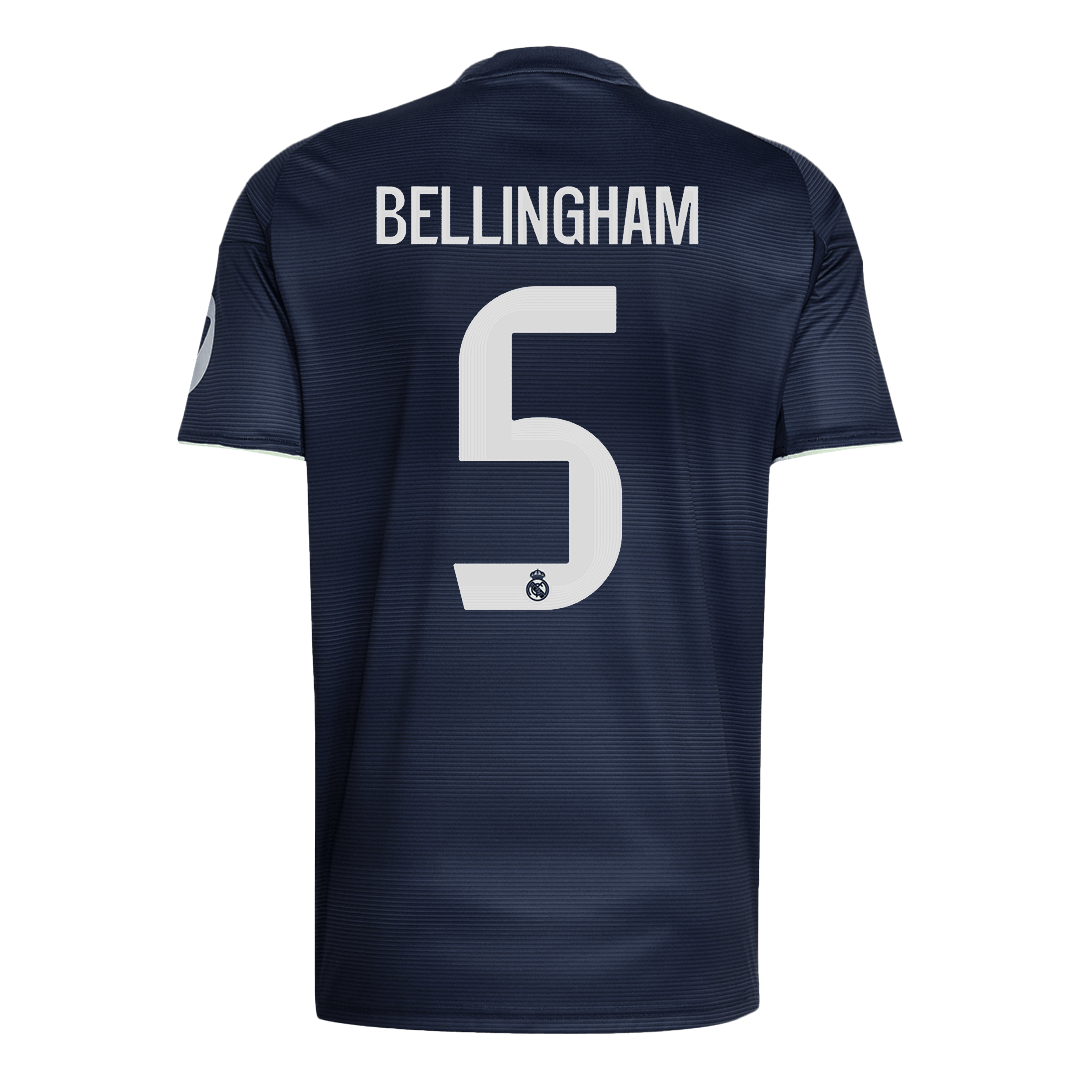 BELLINGHAM #5 Real Madrid Away Soccer Jersey 2025/26 - Soccerdeal