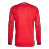 Manchester United Home Long Sleeve Soccer Jersey 2025/26 - Soccerdeal