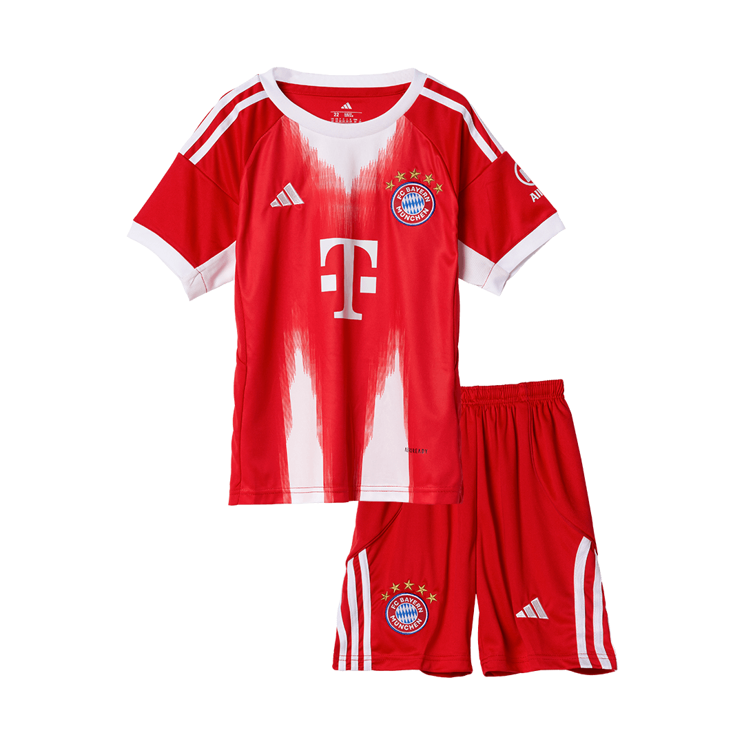 Kid's Bayern Munich Home Soccer Jersey Kit(Jersey+Shorts) 2025/26 - Soccerdeal