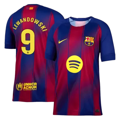 LEWANDOWSKI #9 Barcelona Home Soccer Jersey 2025/26 - Soccerdeal