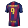 Authentic LEWANDOWSKI #9 Barcelona Home Soccer Jersey 2025/26 - UCL - Soccerdeal