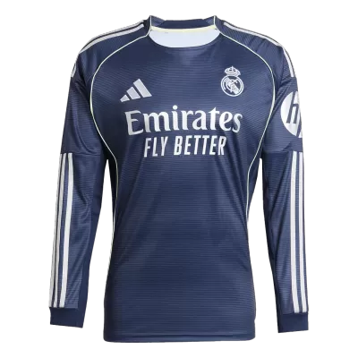 Real Madrid Away Long Sleeve Soccer Jersey 2025/26 - Soccerdeal