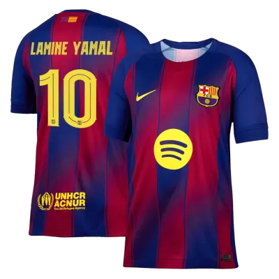 LAMINE YAMAL #10 Barcelona Home Soccer Jersey 2025/26 -UCL - Soccerdeal
