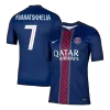 KVARATSKHELIA #7 PSG Home Soccer Jersey 2025/26 - Soccerdeal