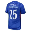 Authentic WORLD CHAMPIONS #25 Chelsea Home Soccer Jersey 2025/26 - Soccerdeal