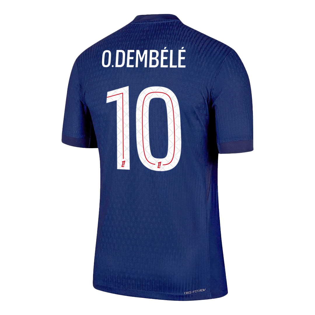 Authentic O.DEMBÉLÉ #10 PSG Home Soccer Jersey 2025/26 - Soccerdeal