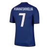 Authentic KVARATSKHELIA #7 PSG Home Soccer Jersey 2025/26 - Soccerdeal