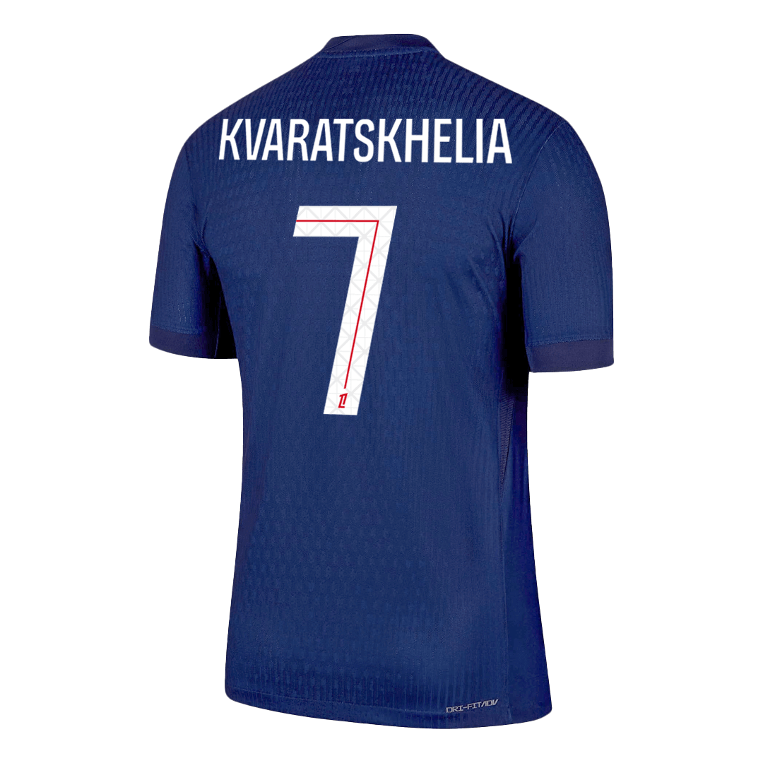 Authentic KVARATSKHELIA #7 PSG Home Soccer Jersey 2025/26 - Soccerdeal