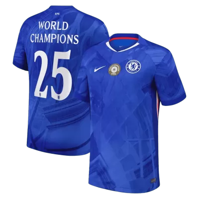 WORLD CHAMPIONS #25 Chelsea Home Soccer Jersey 2025/26 - Soccerdeal
