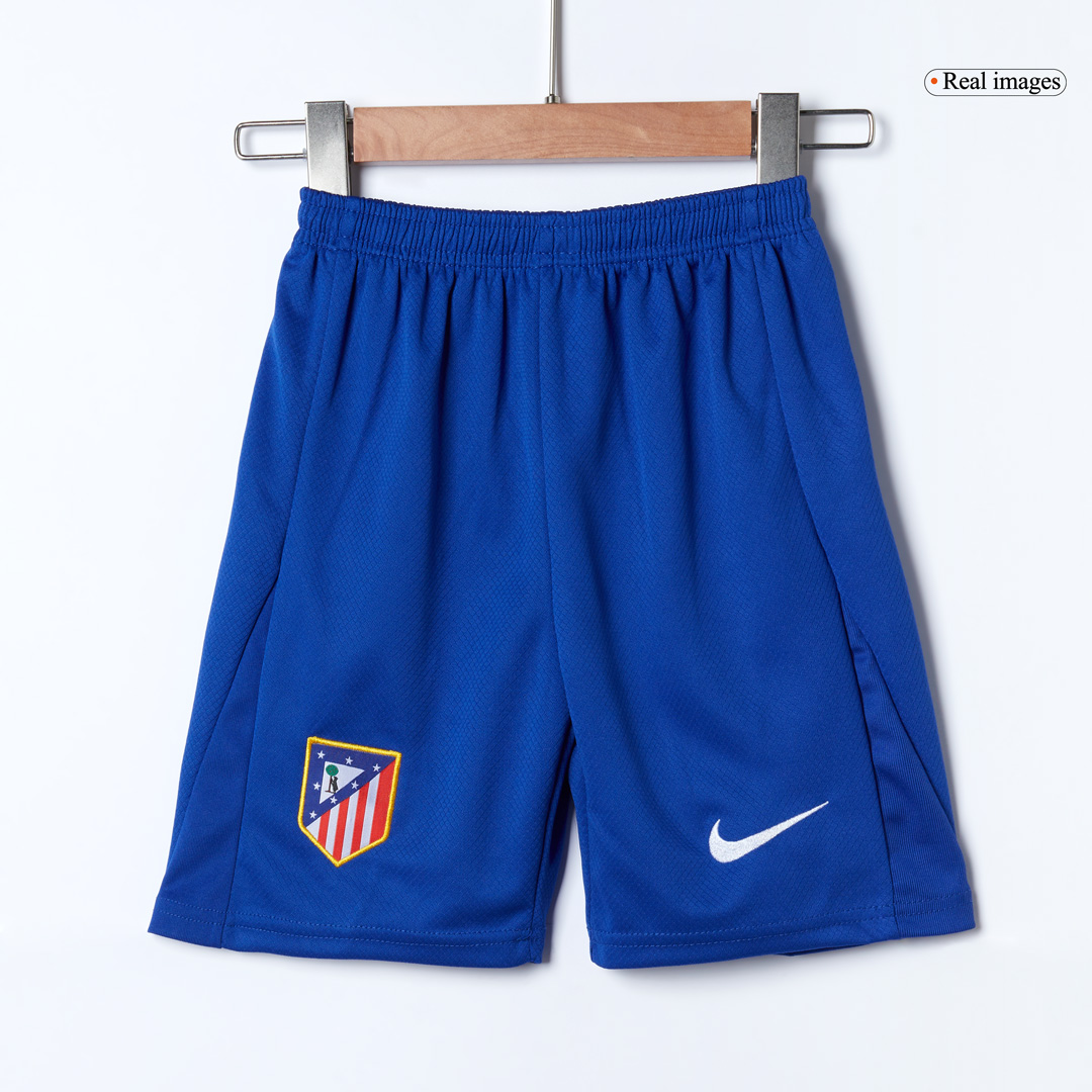 Kid's Atletico Madrid Home Soccer Jersey Kit(Jersey+Shorts+Socks) 2025/26 - Soccerdeal