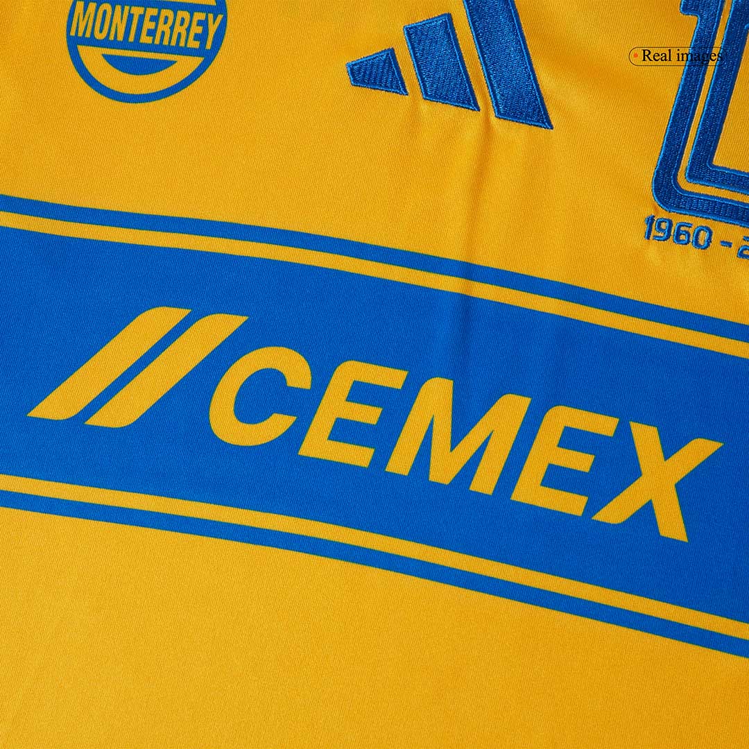 Tigres UANL Home Soccer Jersey 2025/26 - Soccerdeal