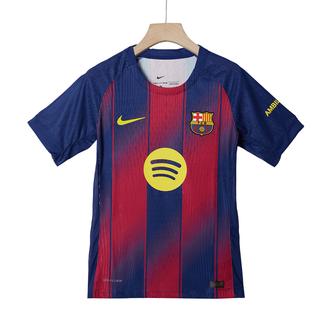 RAPHINHA #11 Barcelona Home Soccer Jersey 2025/26 Player Version - Soccerdeal