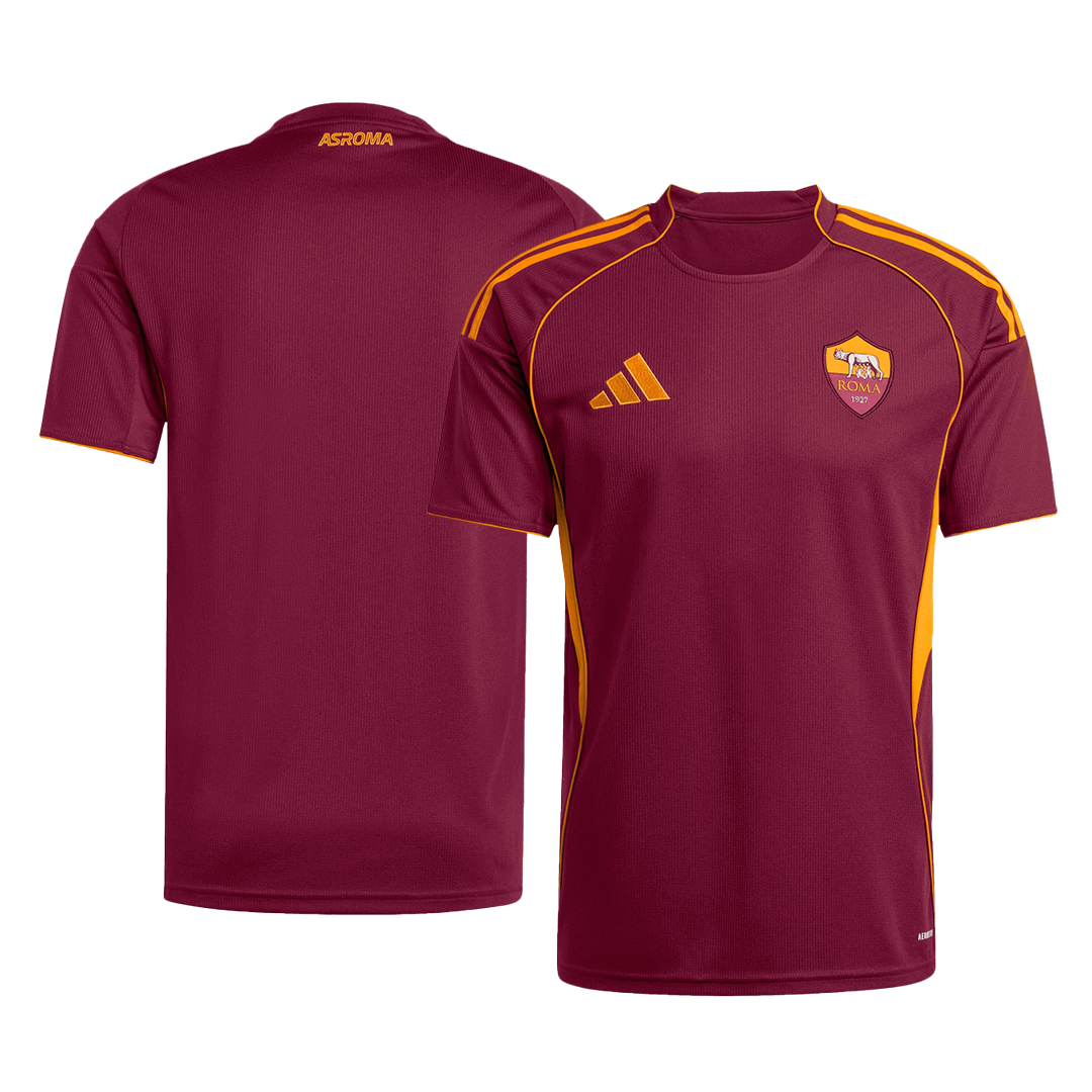 Roma Home Soccer Jersey Kit(Jersey+Shorts) 2025/26 - Soccerdeal