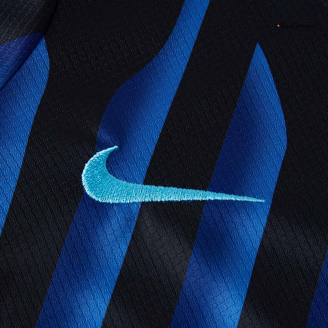 Kid's Inter Milan Home Soccer Jersey Kit(Jersey+Shorts+Socks) 2025/26 - Soccerdeal