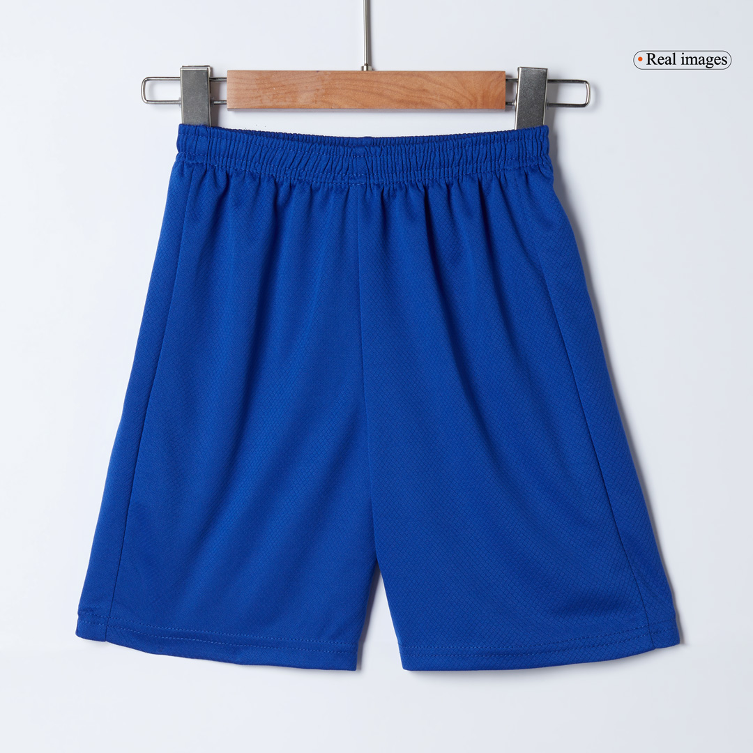 Kid's Atletico Madrid Home Soccer Jersey Kit(Jersey+Shorts+Socks) 2025/26 - Soccerdeal