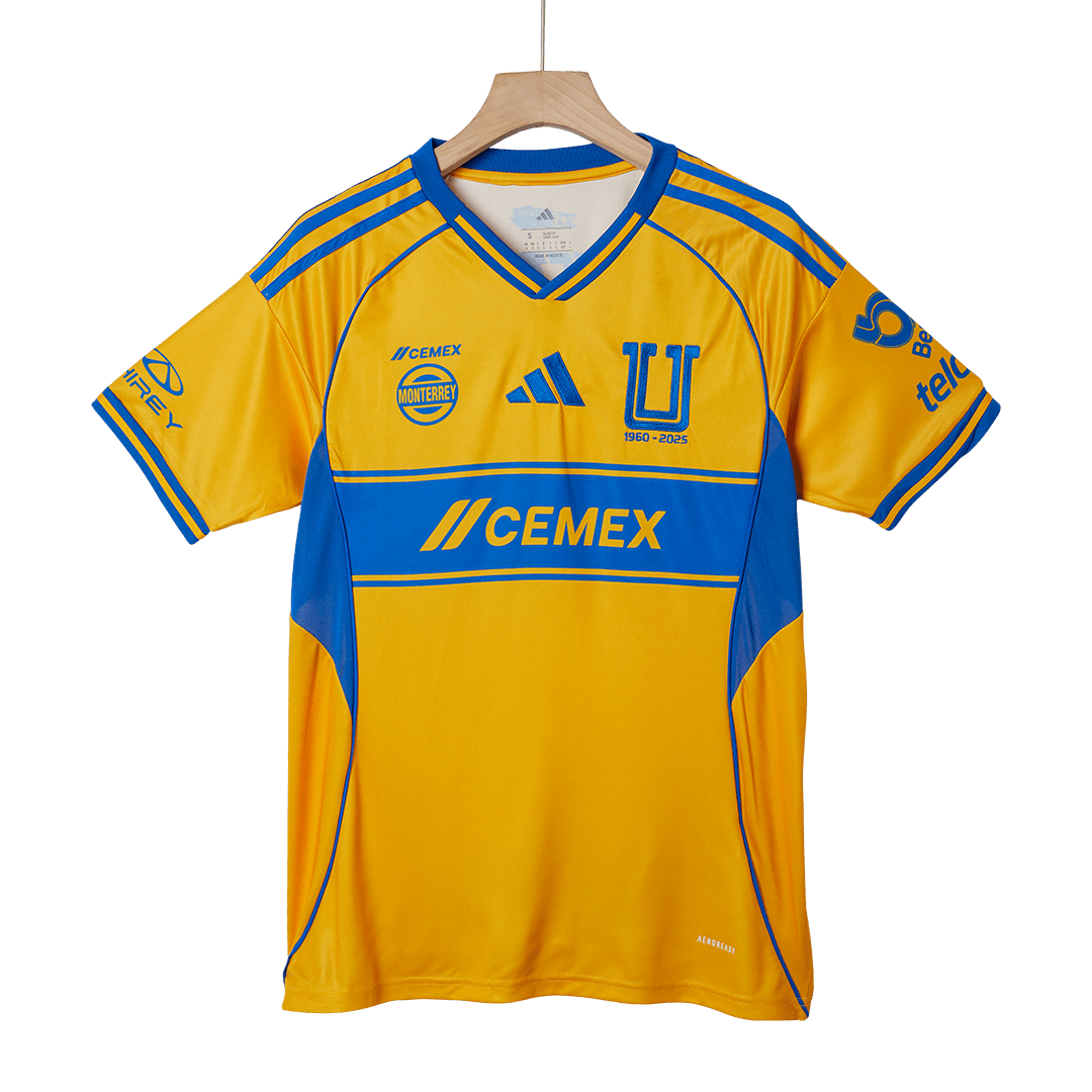 Tigres UANL Home Soccer Jersey 2025/26 - Soccerdeal