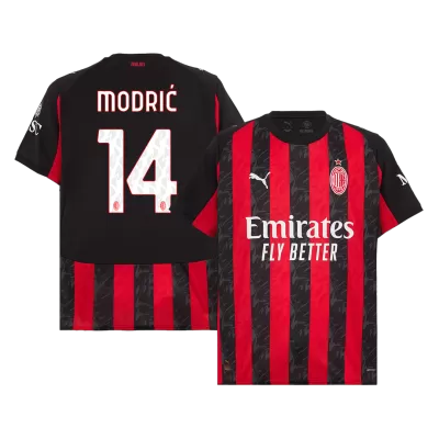 MODRIĆ #14 AC Milan Home Soccer Jersey 2025/26 - Soccerdeal