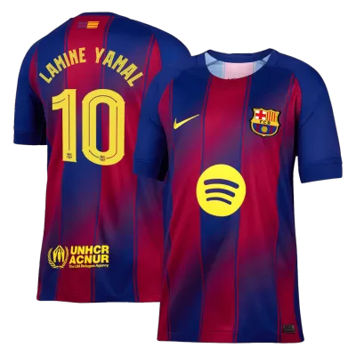 LAMINE YAMAL #10 Barcelona Home Soccer Jersey 2025/26 -UCL - Soccerdeal