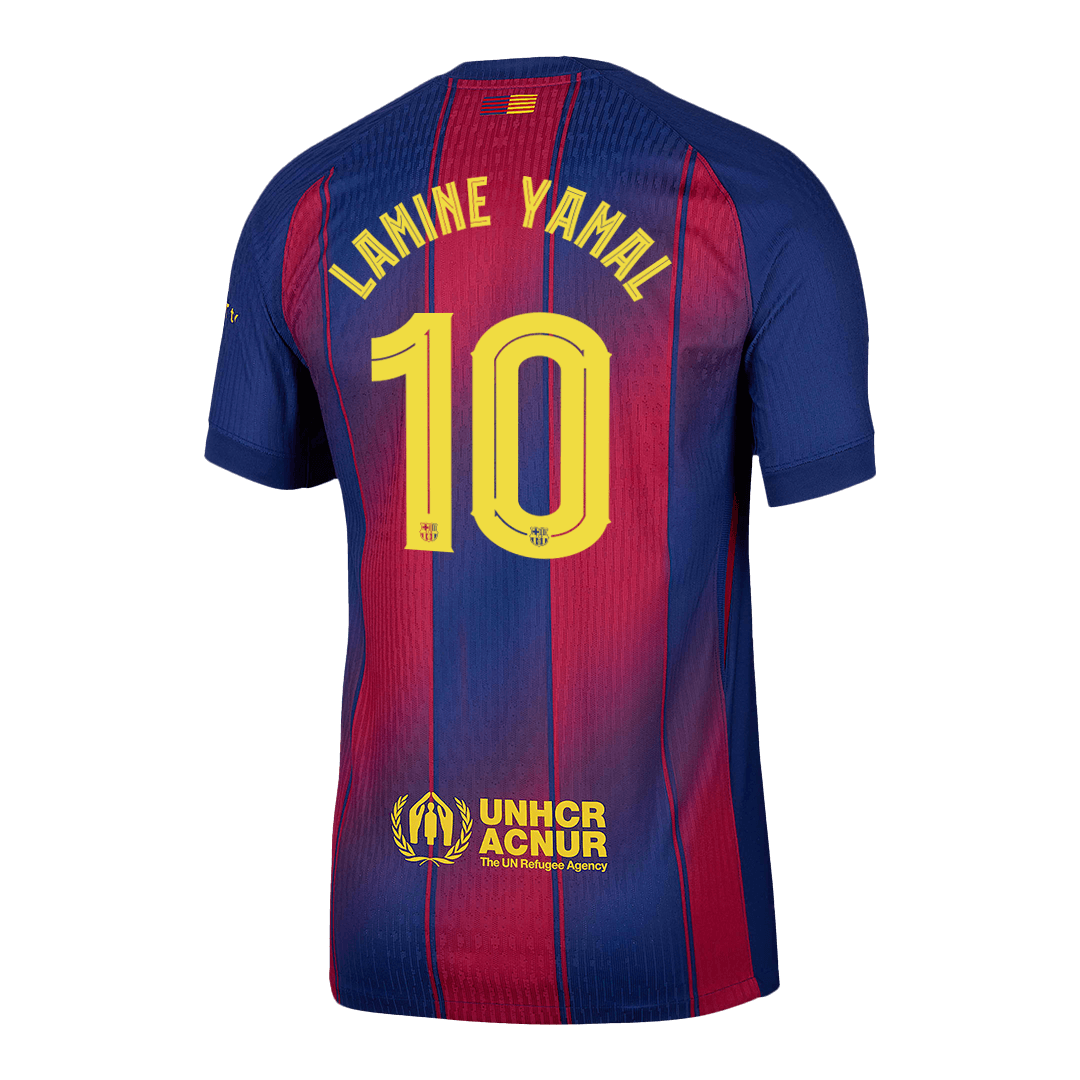 LAMINE YAMAL #10 Barcelona Home Soccer Jersey 2025/26 - UCL Player Version - Soccerdeal