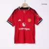 Kid's Manchester United Home Soccer Jersey Kit(Jersey+Shorts) 2025/26 - Soccerdeal