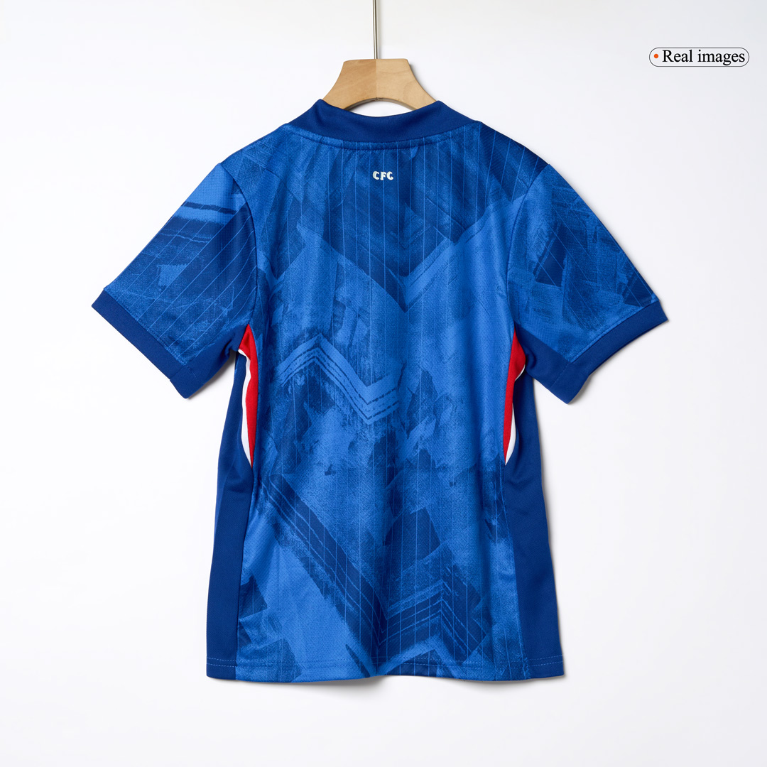 Kid's Chelsea Home Soccer Jersey Kit(Jersey+Shorts+Socks) 2025/26 - Soccerdeal