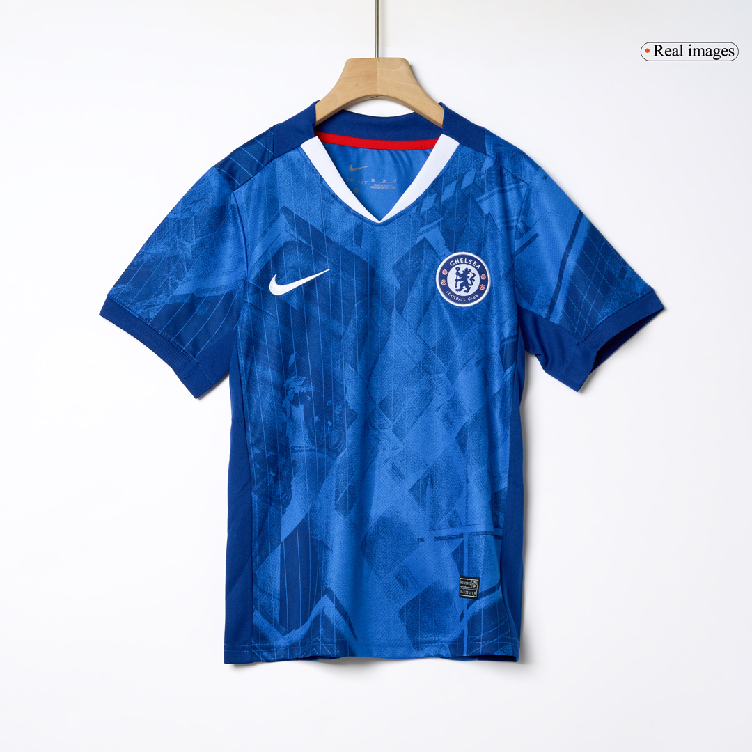 Kid's Chelsea Home Soccer Jersey Kit(Jersey+Shorts+Socks) 2025/26 - Soccerdeal