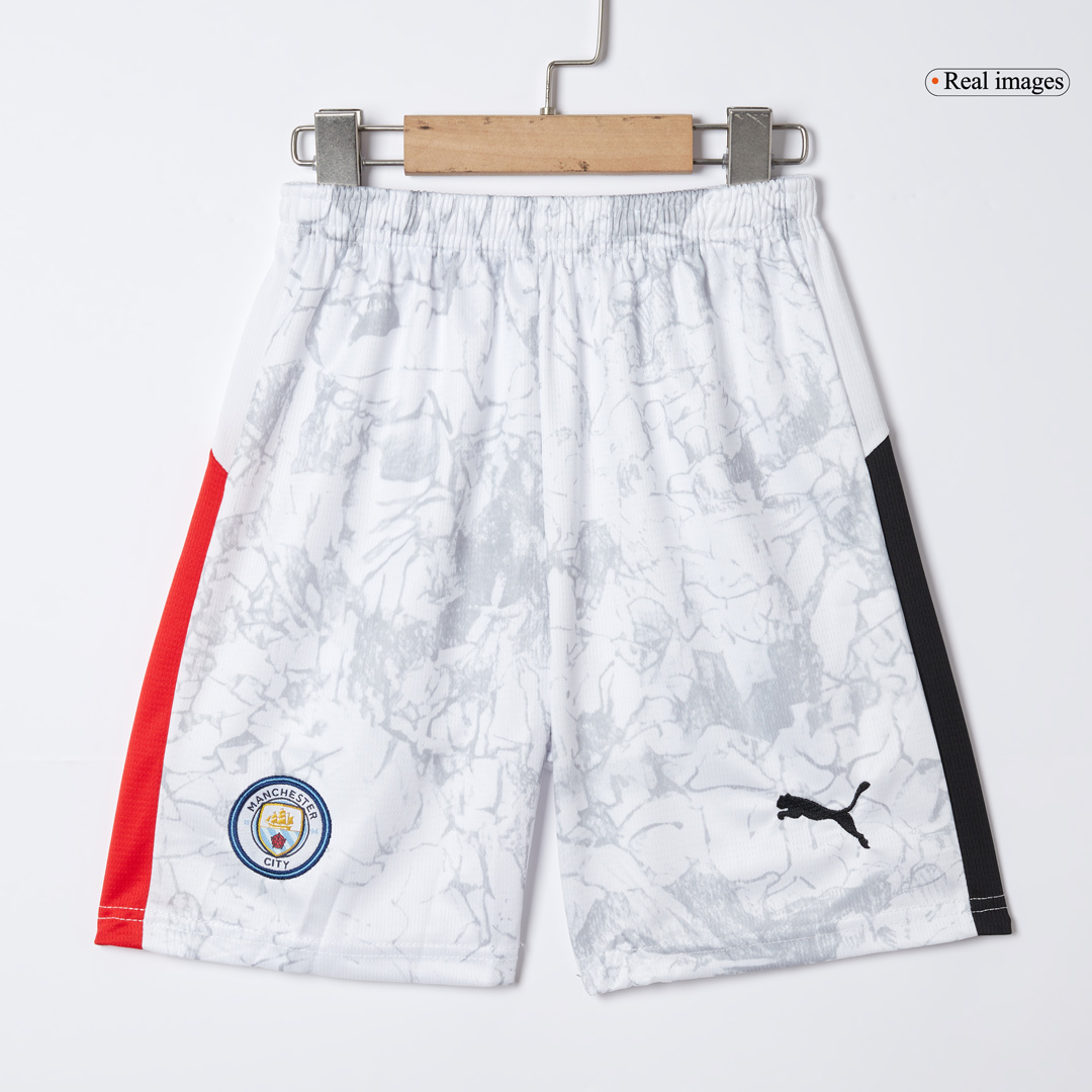 Kid's Manchester City Soccer Jersey Kit(Jersey+Shorts) 2025/26 - Soccerdeal