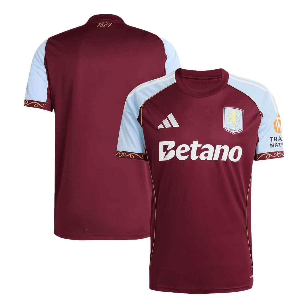 Aston Villa Home Soccer Jersey 2025/26 - Soccerdeal