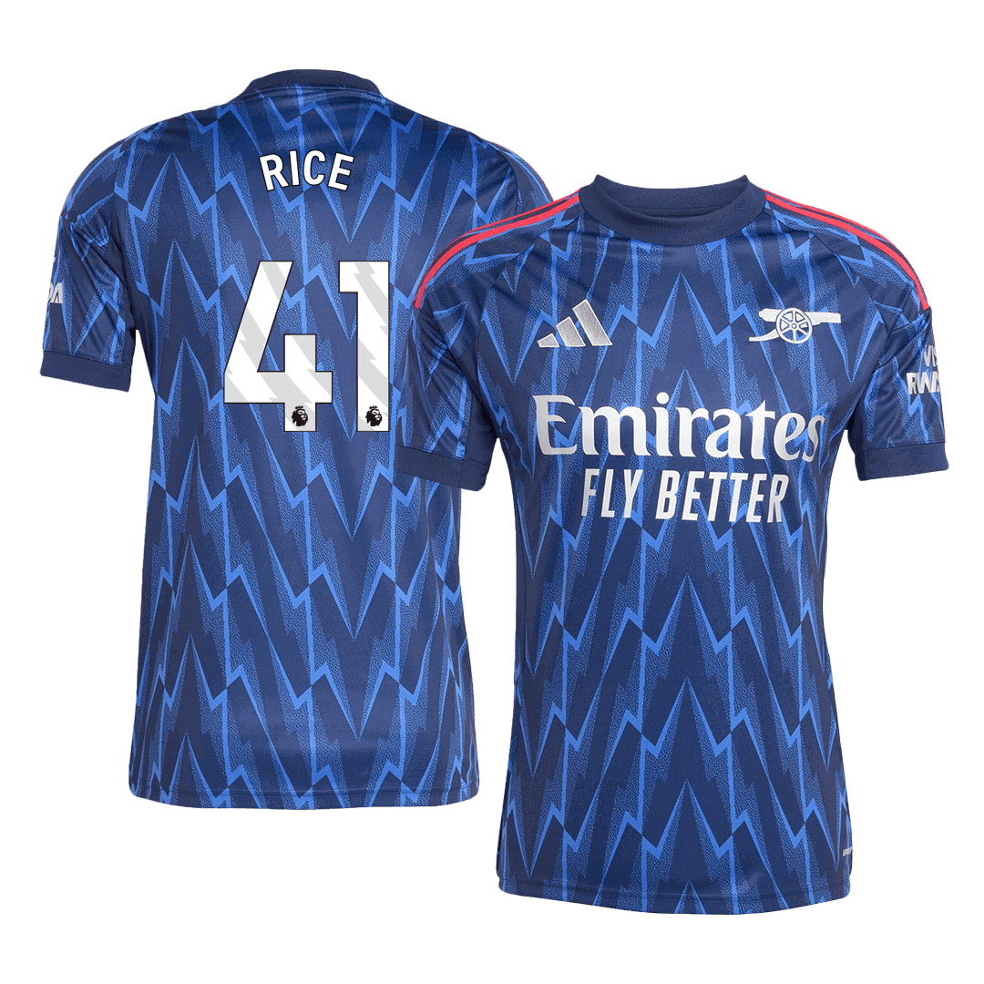 RICE #41 Arsenal Away Soccer Jersey 2025/26 - Soccerdeal