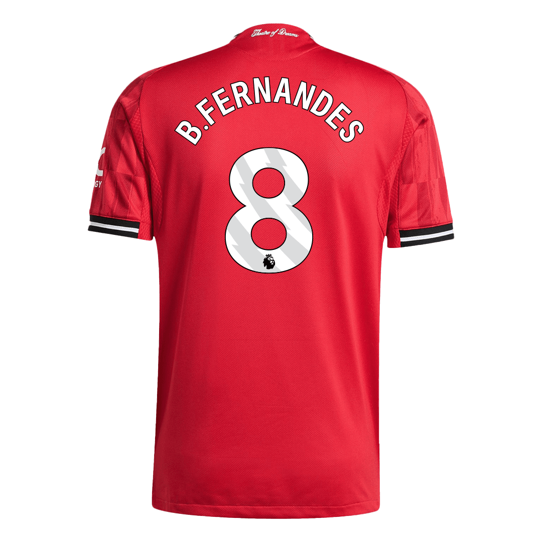 B.FERNANDES #8 Manchester United Home Soccer Jersey 2025/26 Player Version - Soccerdeal
