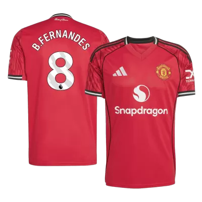 B.FERNANDES #8 Manchester United Home Soccer Jersey 2025/26 - Soccerdeal
