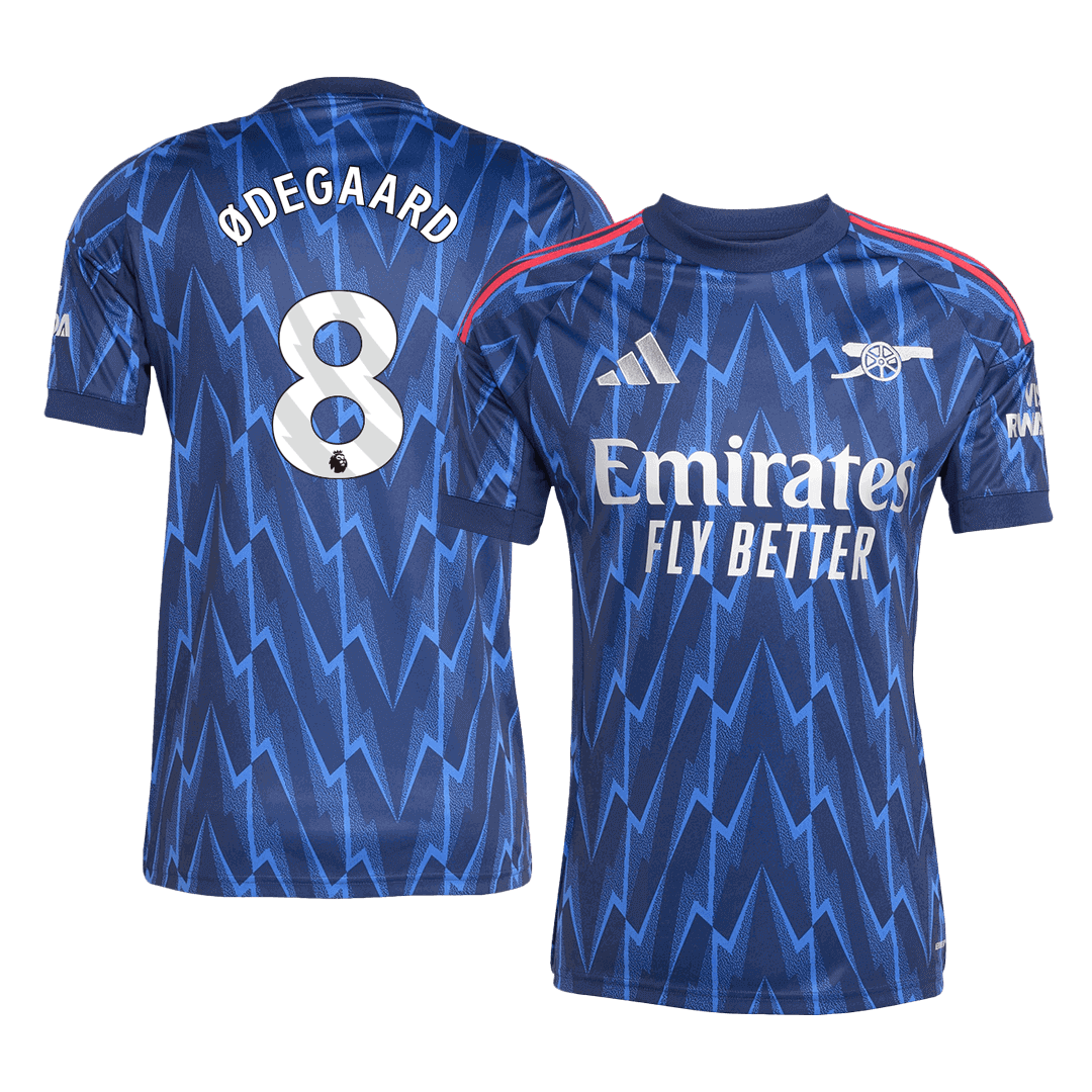 ØDEGAARD #8 Arsenal Away Soccer Jersey 2025/26 - Soccerdeal