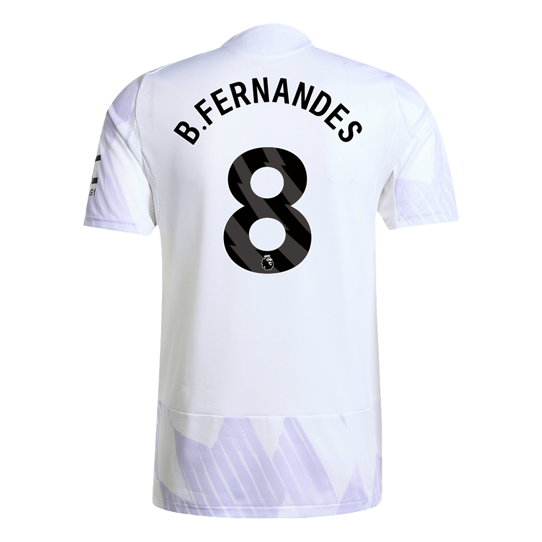 B.FERNANDES #8 Manchester United Away Soccer Jersey 2025/26 Player Version - Soccerdeal