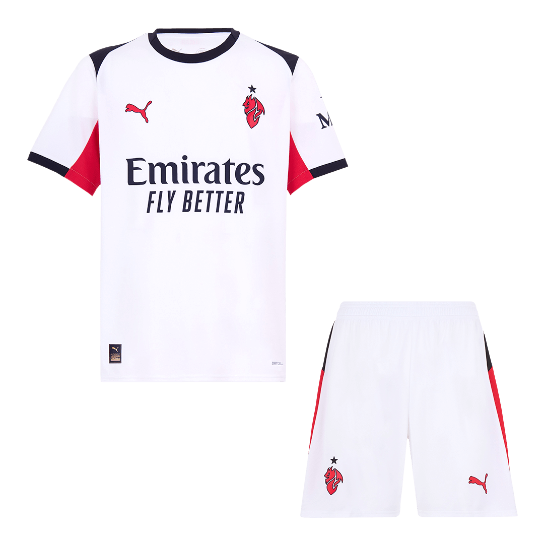 AC Milan Away Soccer Jersey Kit(Jersey+Shorts) 2025/26 - Soccerdeal