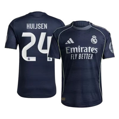 Authentic HUIJSEN #24 Real Madrid Away Soccer Jersey 2025/26 - Soccerdeal