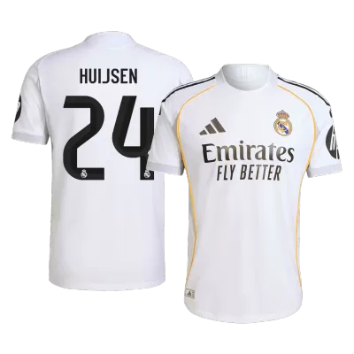 Authentic HUIJSEN #24 Real Madrid Home Soccer Jersey 2025/26 - Soccerdeal