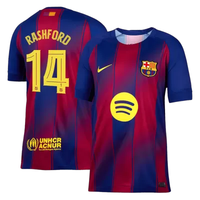 RASHFORD #14 Barcelona Home Soccer Jersey 2025/26 -UCL - Soccerdeal
