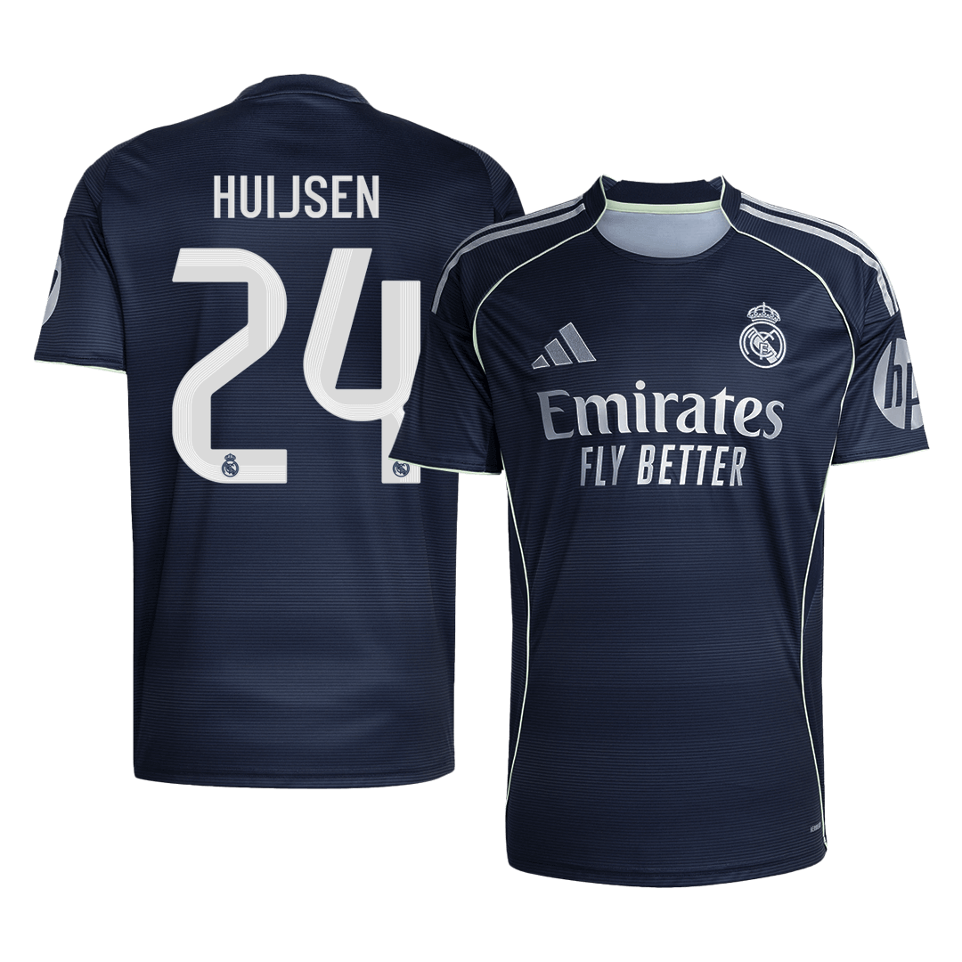 HUIJSEN #24 Real Madrid Away Soccer Jersey 2025/26 - Soccerdeal