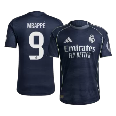 Authentic MBAPPÉ #9 Real Madrid Away Soccer Jersey 2025/26 - Soccerdeal
