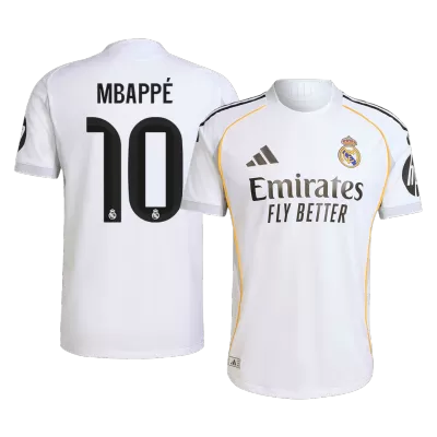 Authentic MBAPPÉ #10 Real Madrid Home Soccer Jersey 2025/26 - Soccerdeal