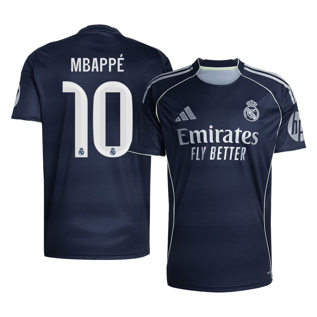MBAPPÉ #10 Real Madrid Away Soccer Jersey 2025/26 - Soccerdeal