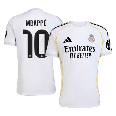 MBAPPÉ #10 Real Madrid Home Soccer Jersey 2025/26 - Soccerdeal