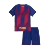 Kid's Barcelona Home Soccer Jersey Kit(Jersey+Shorts) 2025/26 - Soccerdeal