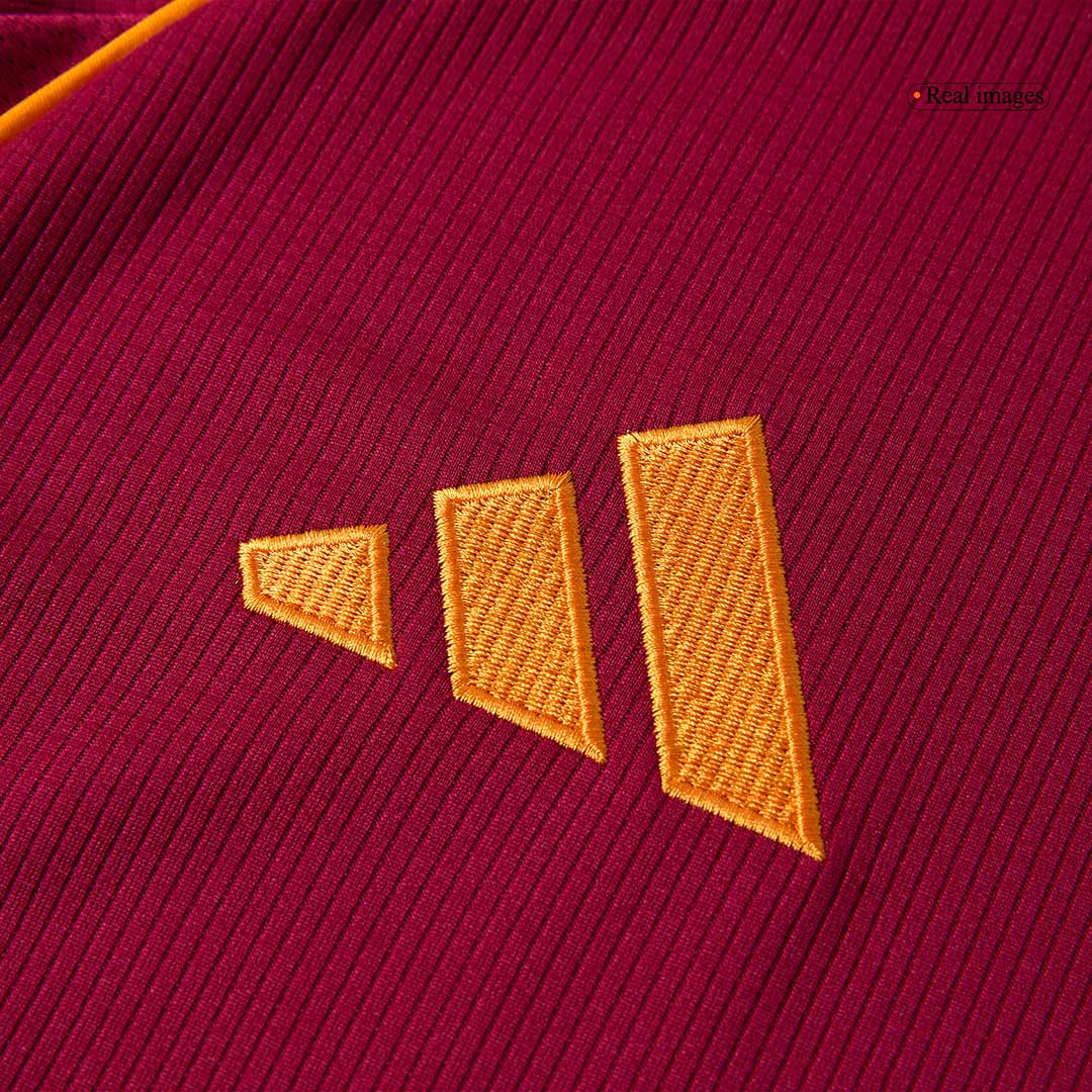 Roma Home Soccer Jersey Kit(Jersey+Shorts) 2025/26 - Soccerdeal