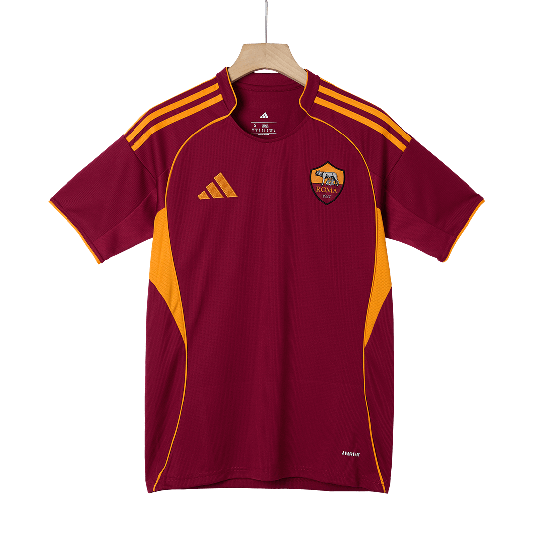 Roma Home Soccer Jersey Kit(Jersey+Shorts) 2025/26 - Soccerdeal