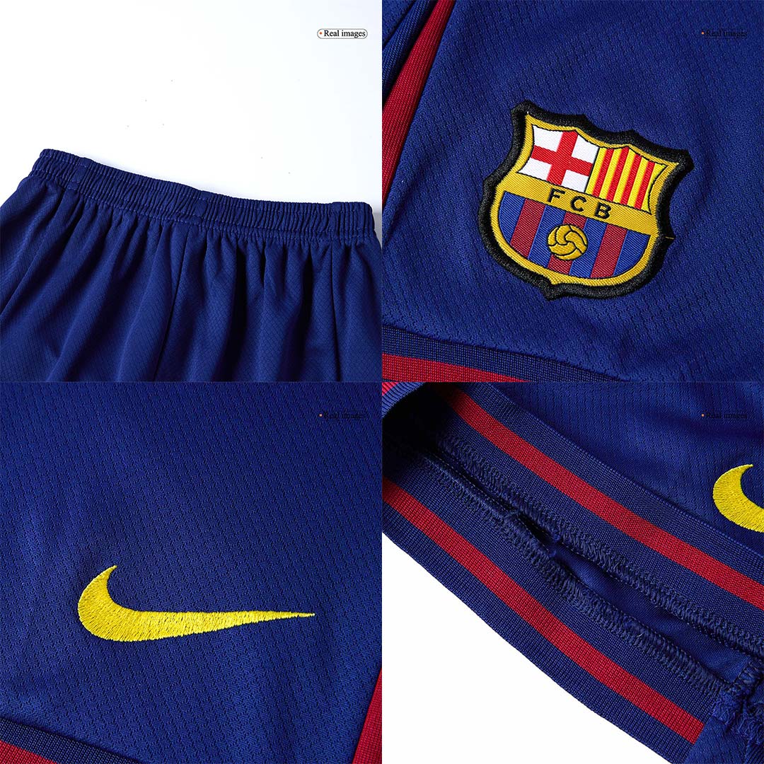 Kid's Barcelona Home Soccer Jersey Kit(Jersey+Shorts+Socks) 2025/26 - Soccerdeal