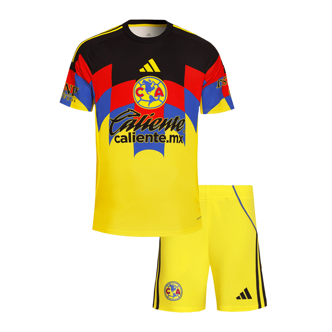 Kid's Club America Home Soccer Jersey Kit(Jersey+Shorts) 2025/26 - Soccerdeal